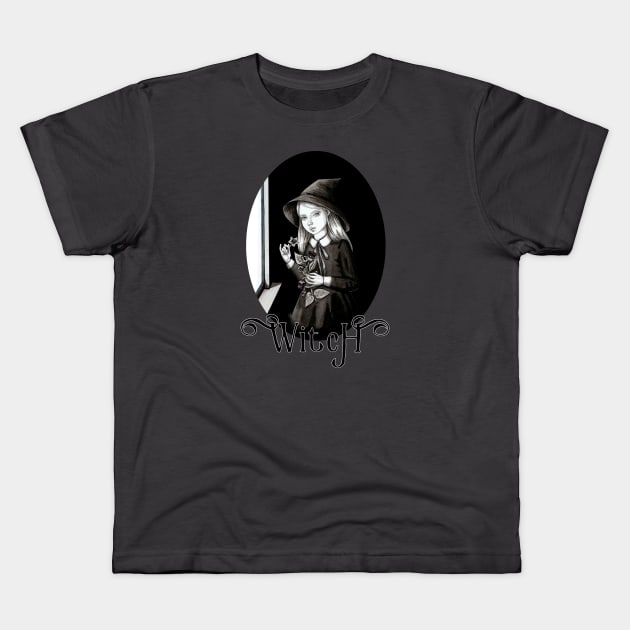 Witch Kids T-Shirt by SolDaathStore